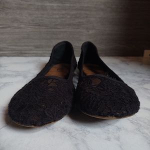 Lucky Brand lace flats size 10